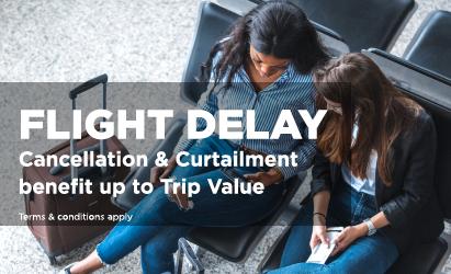 Flight Delay Cancellation & Curtailment benefit